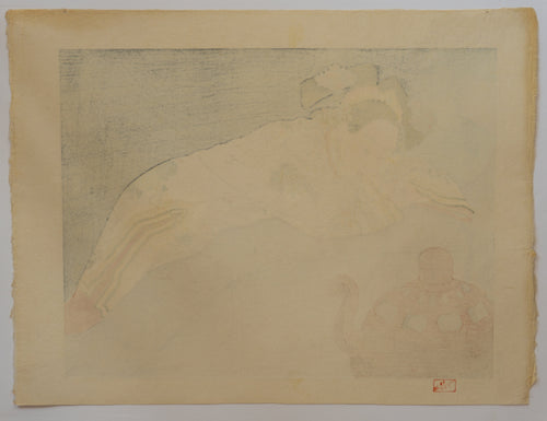 Fumées de Santal, Manchoukuo – Paul Jacoulet
