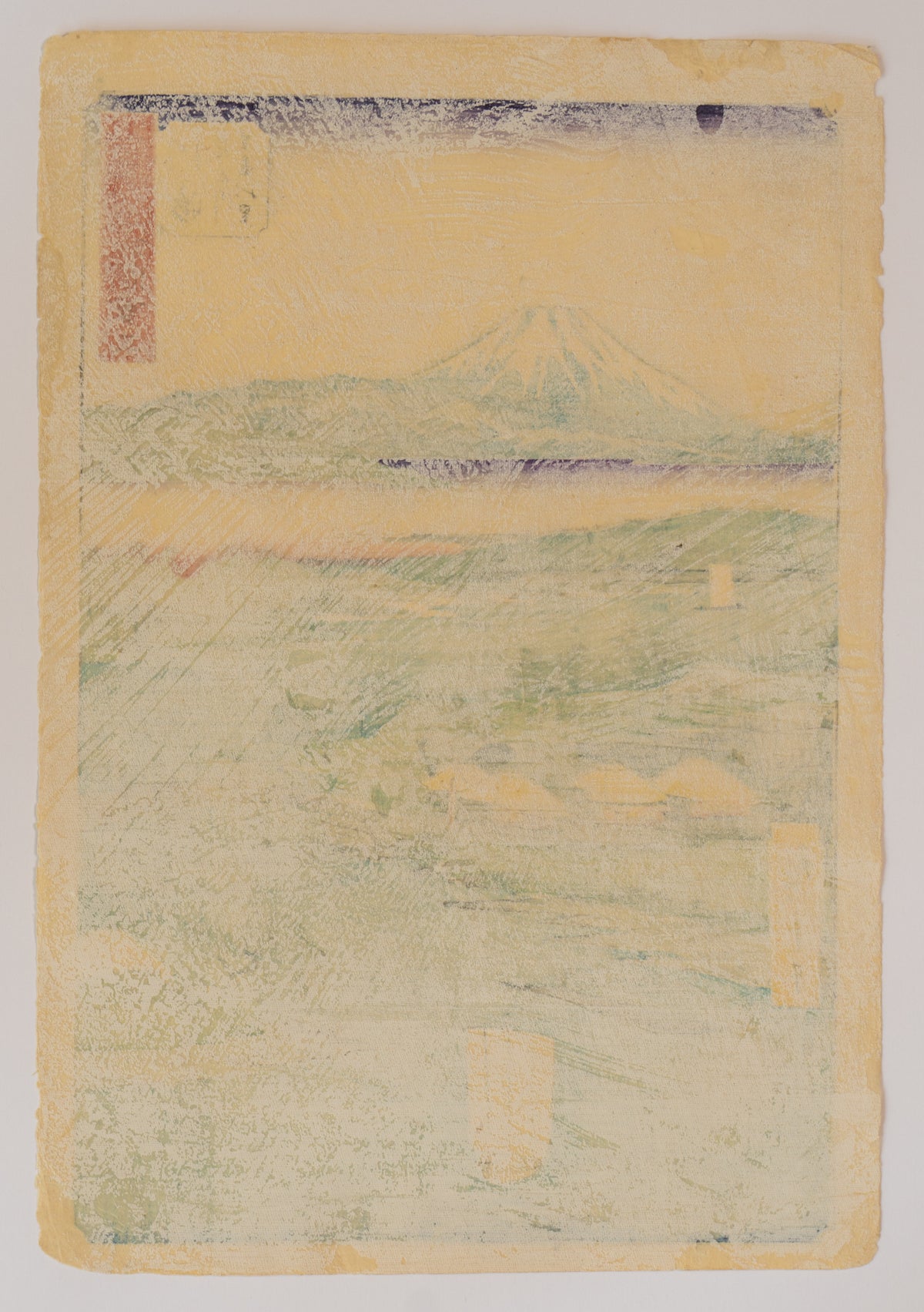 Kawasaki: Distant View of the Rokugō River - Utagawa Hiroshige