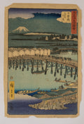 Nihonbashi: View of Dawn Clouds - Utagawa Hiroshige
