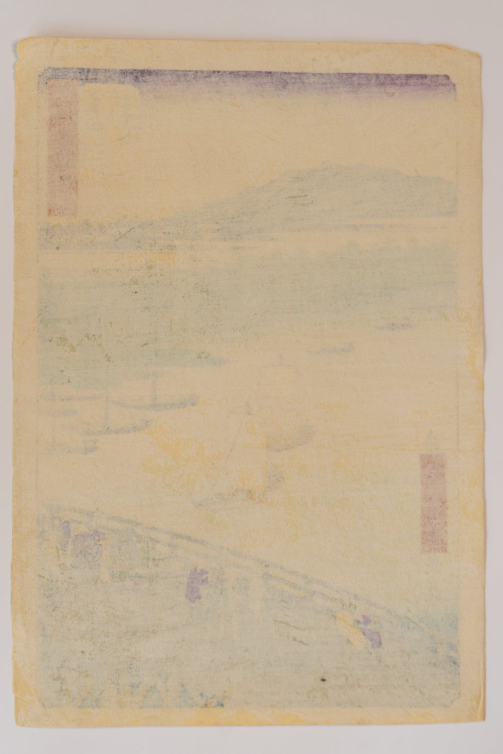 Yoshida: Great Bridge on the Toyo River - Utagawa Hiroshige