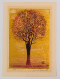 Tree at Evening (Red) - Joichi Hoshi